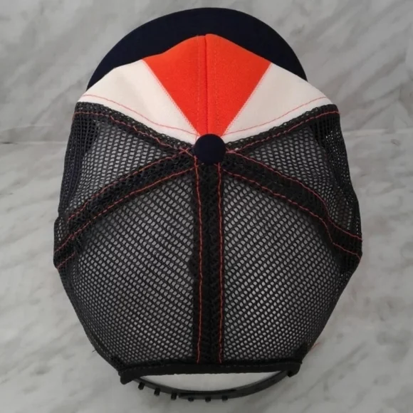 Vintage Chicago Bears AJD Lucky Stripes Snapback Mesh Trucker Hat Cap USA made - Picture 2 of 5